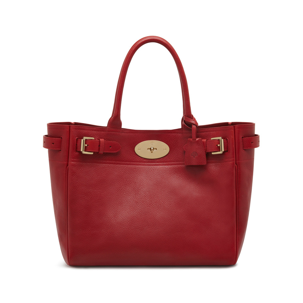 Mulberry Bayswater Tote in Red | Lyst