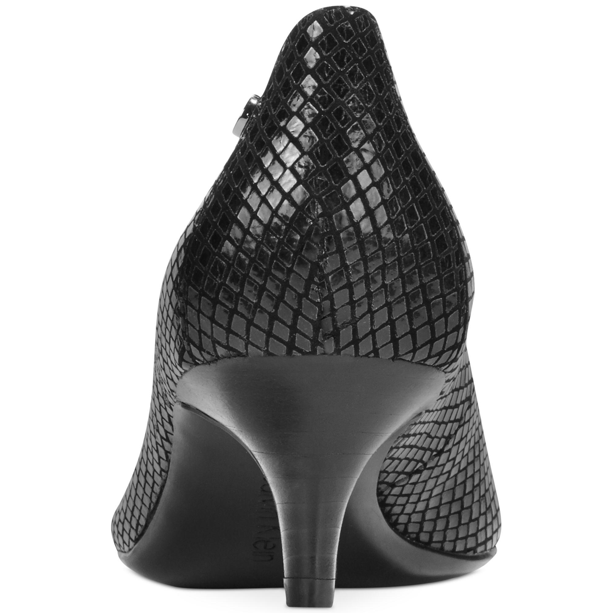 Lyst - Calvin Klein Nicki Kitten Heel Pumps in Black