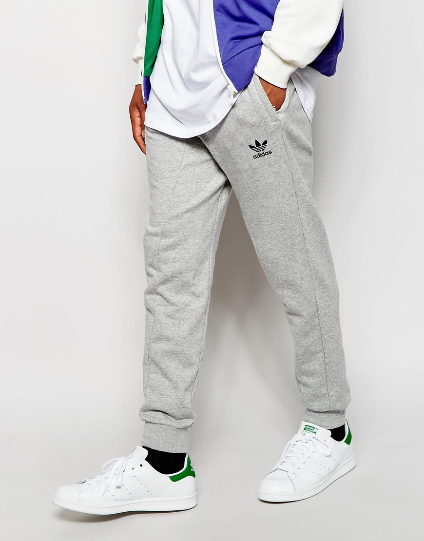 Lyst - Adidas originals Retro Skinny Joggers Ao3452 in Gray for Men