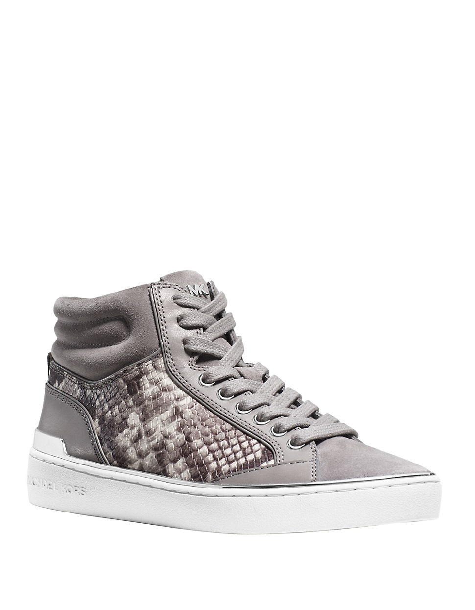 michael kors white high top sneakers