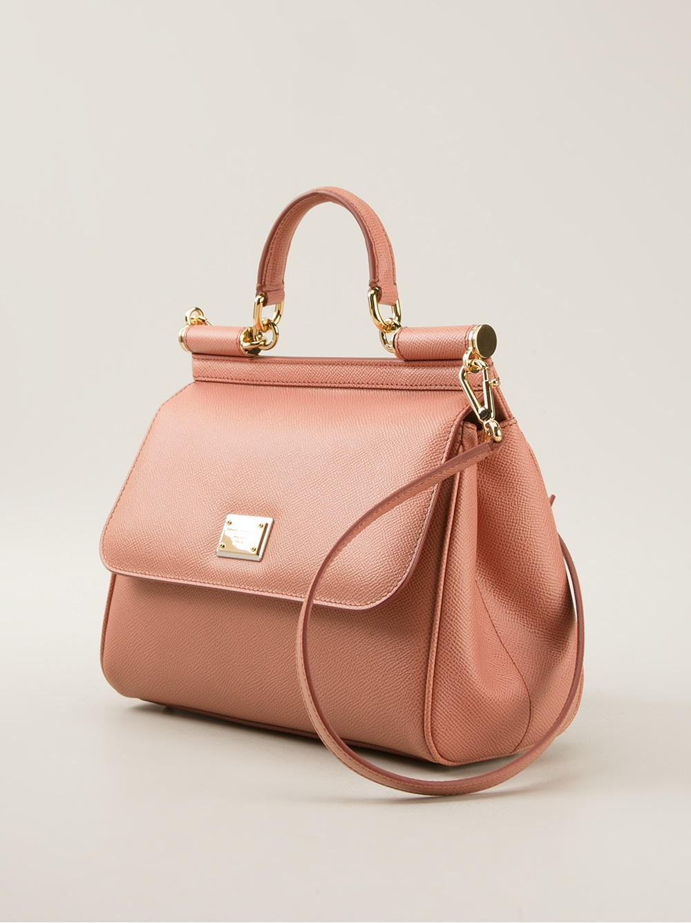 Lyst - Dolce & Gabbana Flap Shoulder Bag in Pink