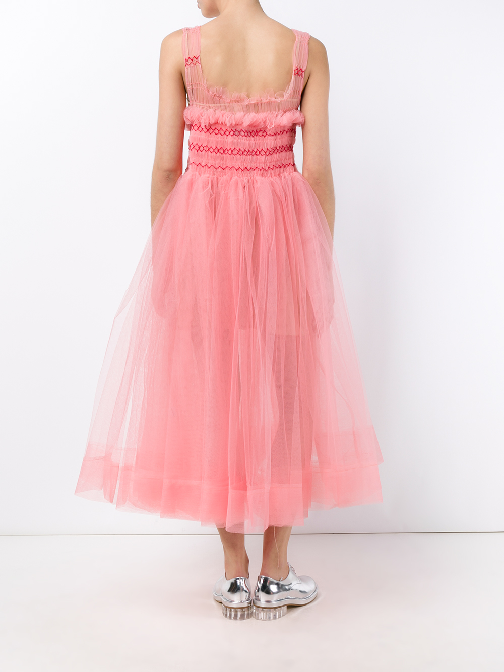 Lyst - Molly Goddard Thea Sleeveless Dress in Pink