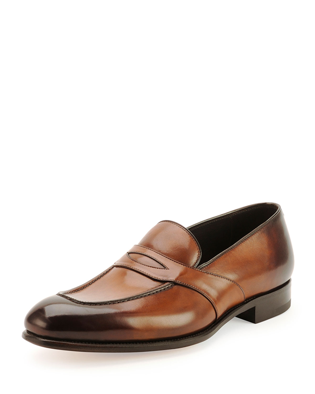 Tom Ford Charles Penny Loafers in Brown for Men | Lyst