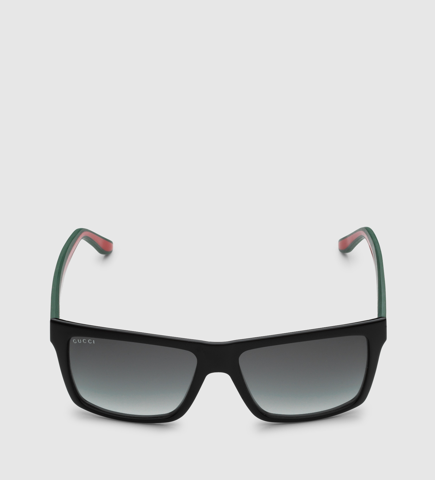 Gucci Rectangle Frame Sunglasses in Black for Men Lyst