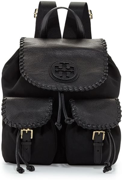 tory burch carter flap backpack
