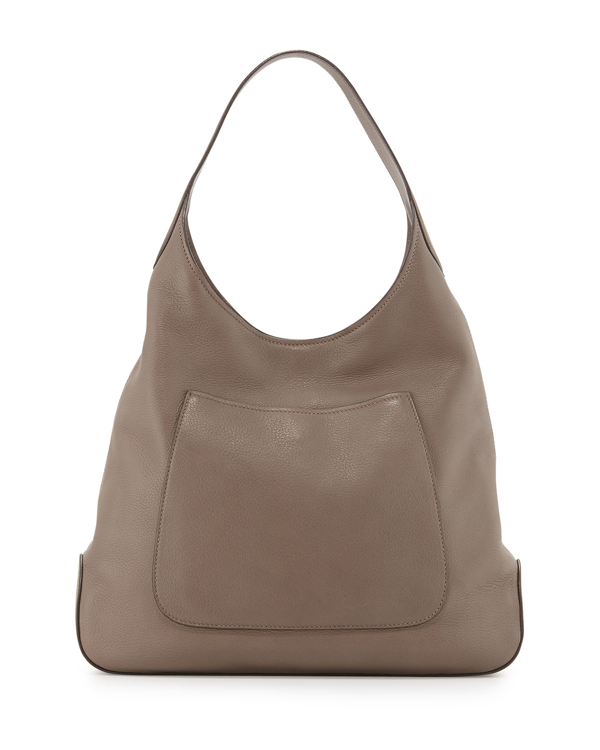 Prada Cervo Pocket Hobo Bag in Gray | Lyst