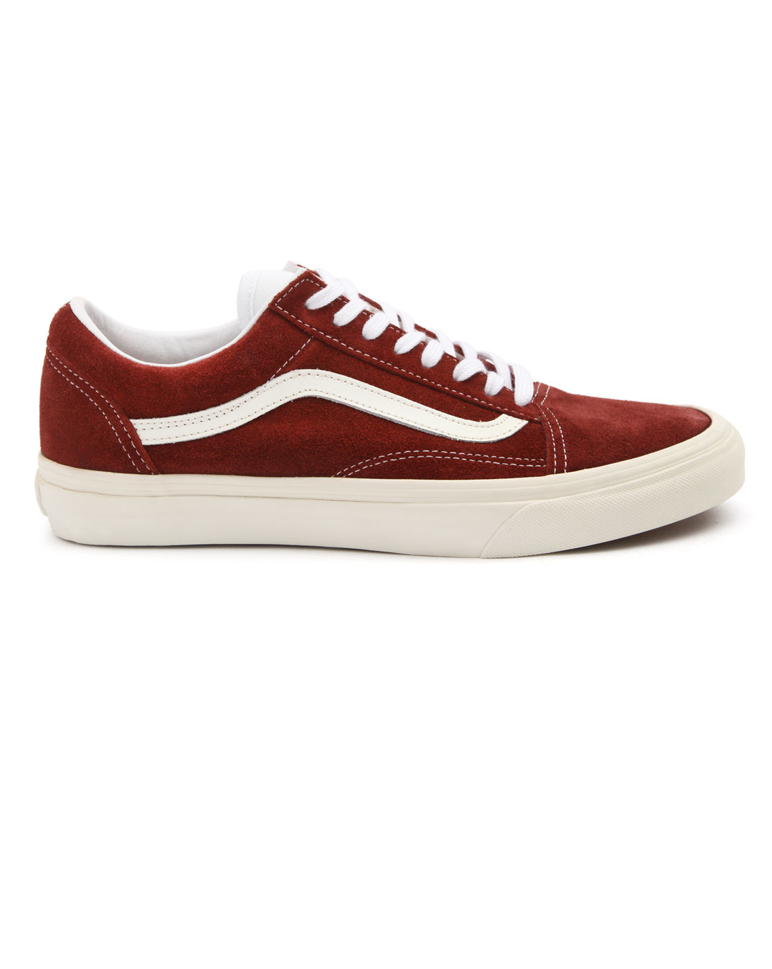 Vans Old Skool Red Suede Sneakers in Red for Men | Lyst