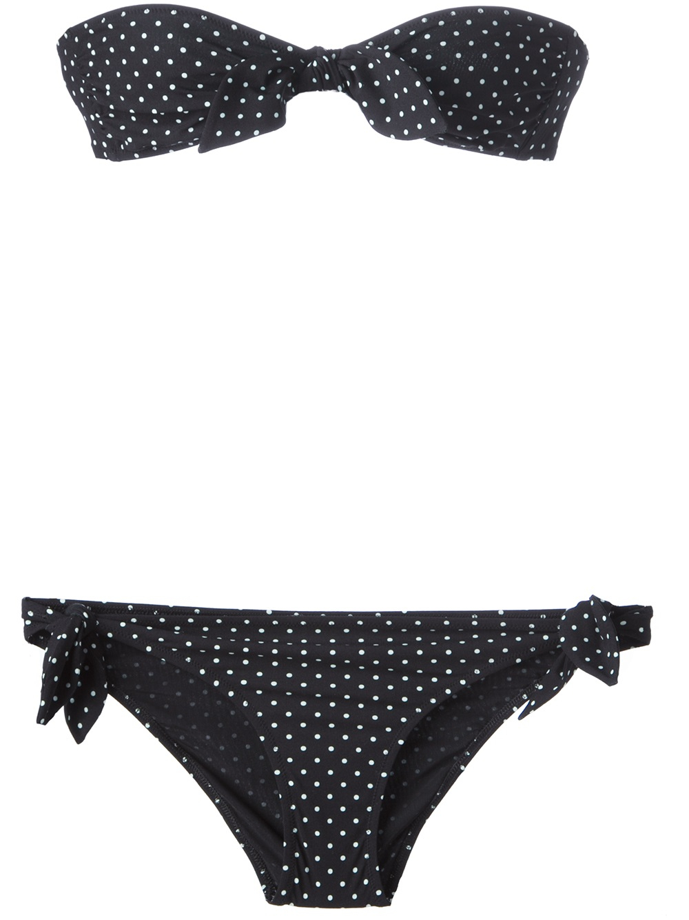 Dolce & Gabbana Polka Dot Bikini in Black - Lyst