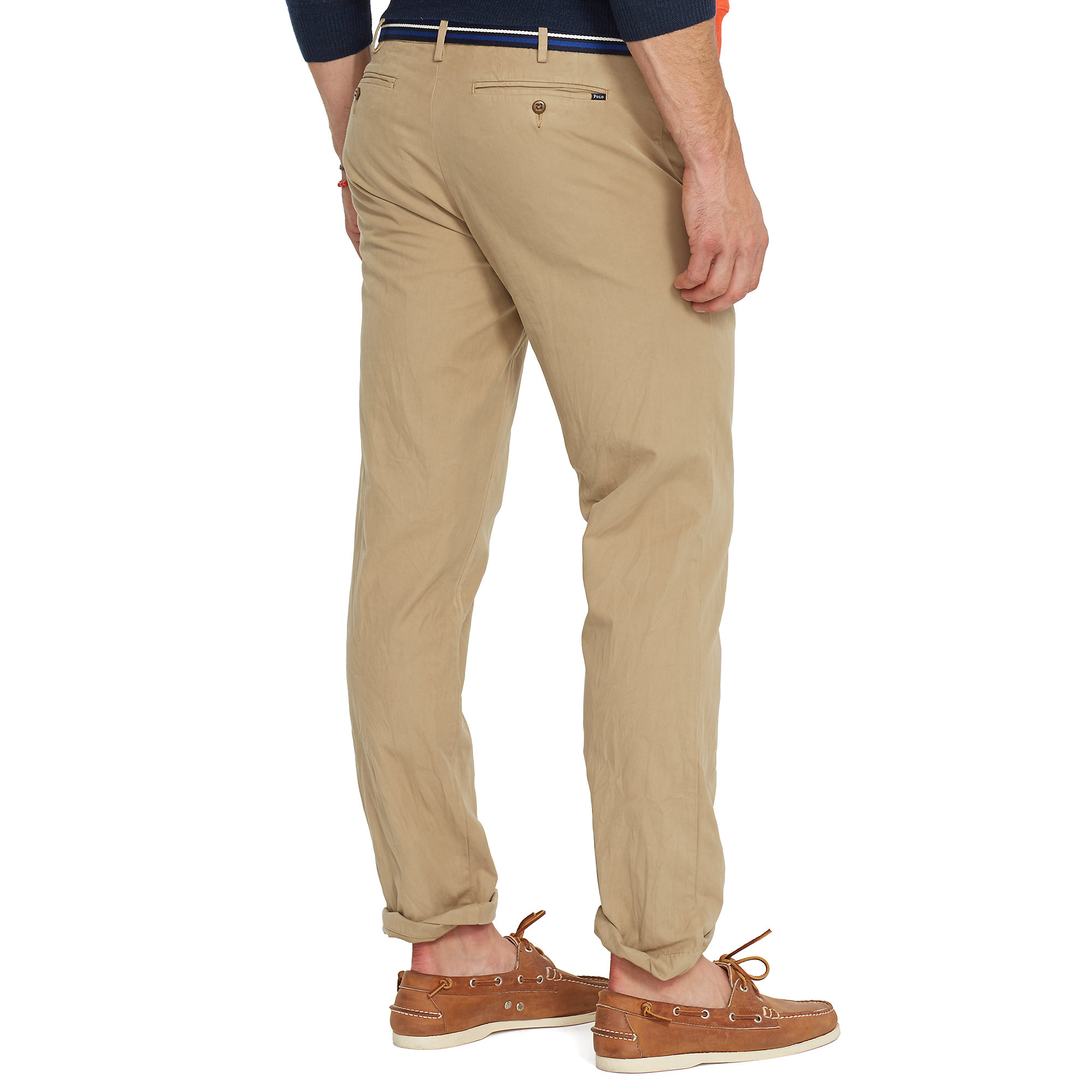 Ralph lauren Slim-Fit Pima Cotton Chino in Khaki for Men (boating khaki ...