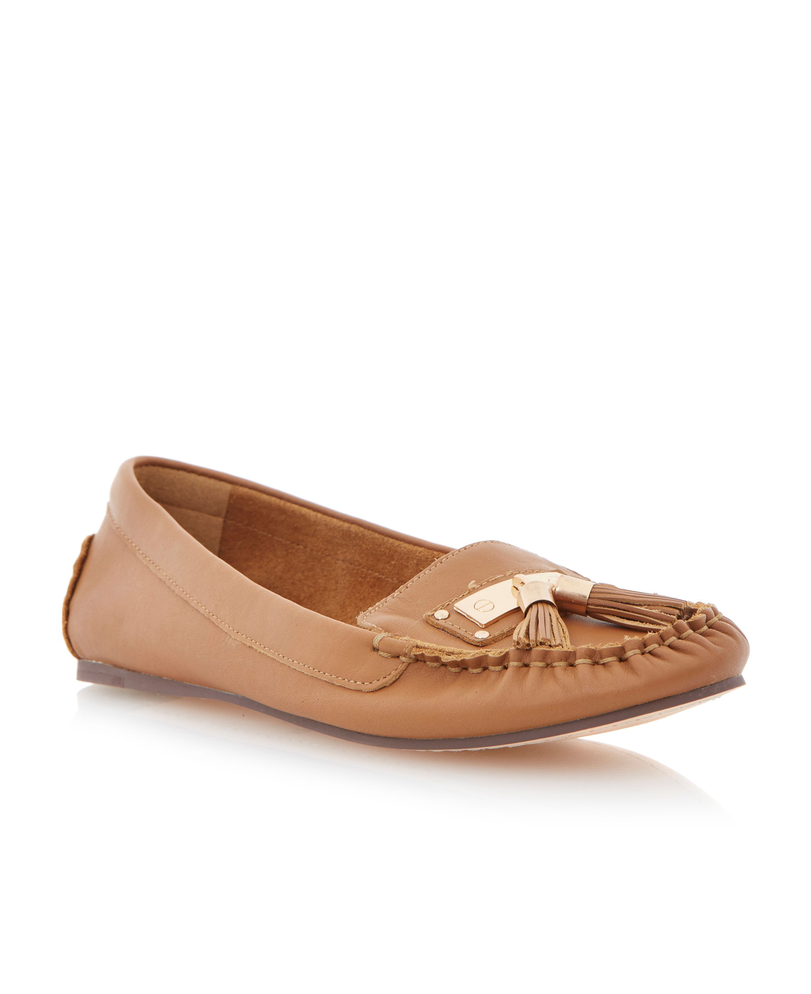 dune studded flat shoes