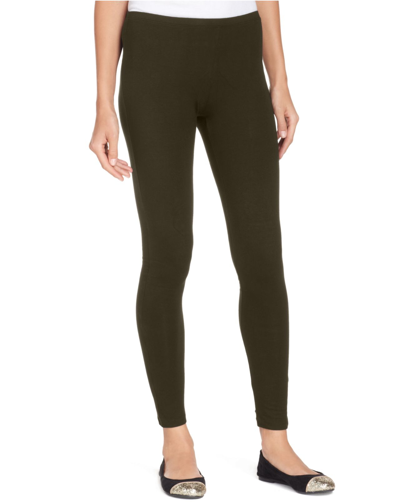 Hue Cotton Leggings in Brown (espresso) Lyst