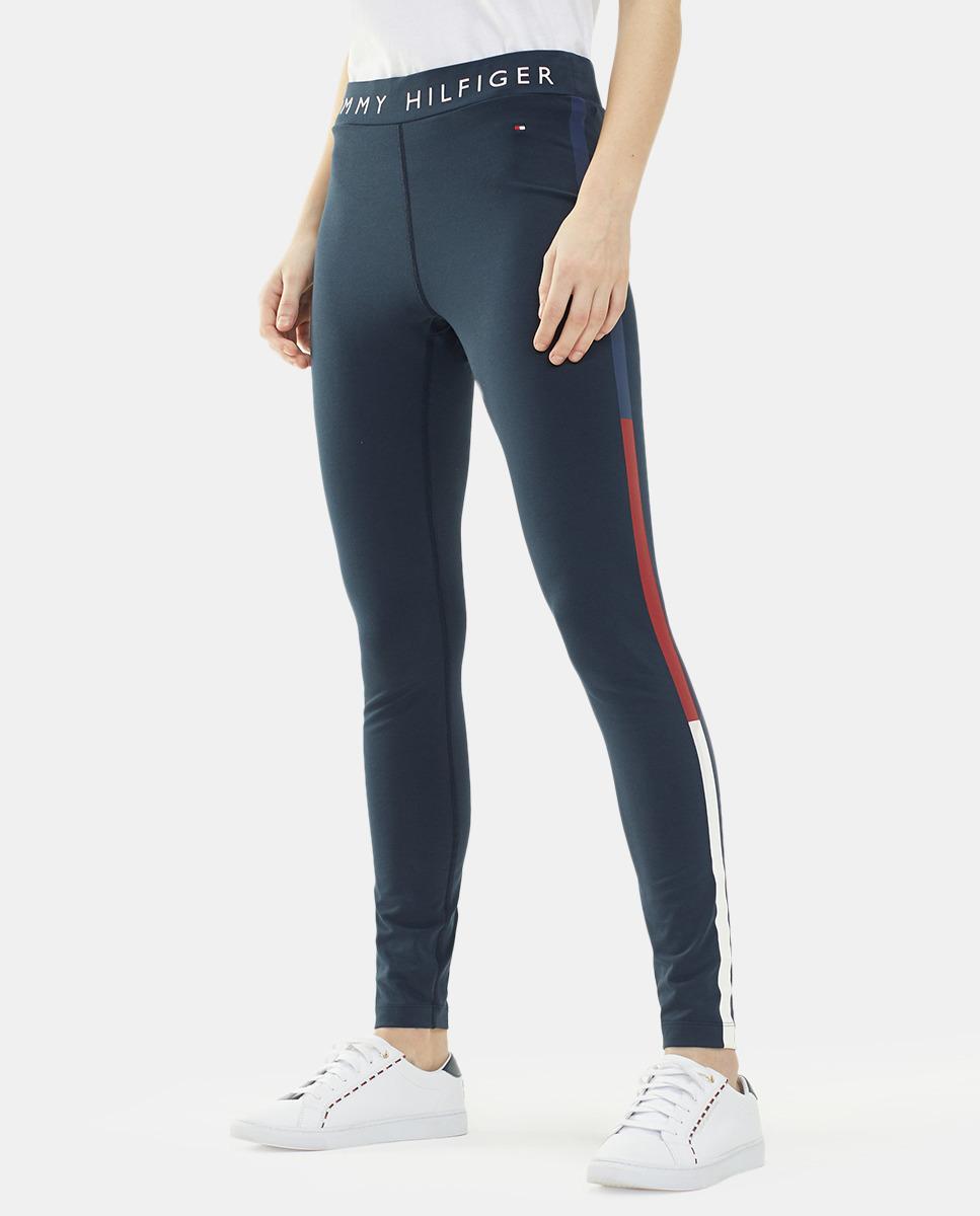 tommy hilfiger blue leggings