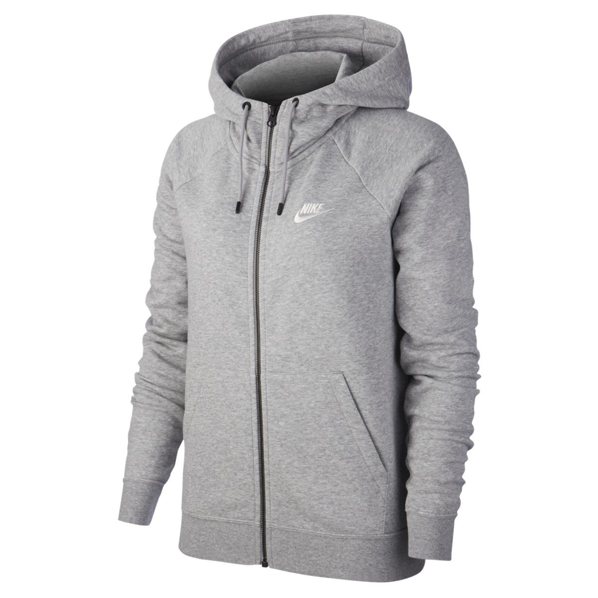 Nike Cotton Sportswear Essential Sweatshirt In Grey Gray Lyst