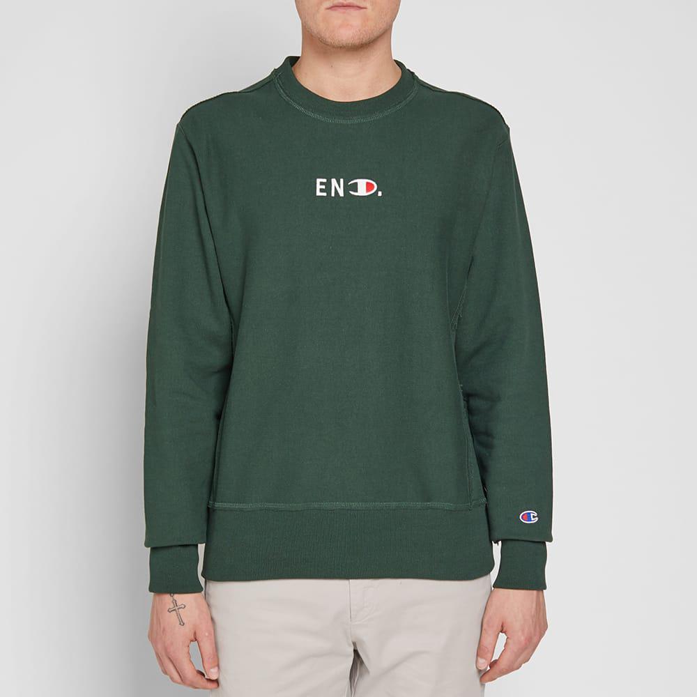 hunter green champion sweatshirt