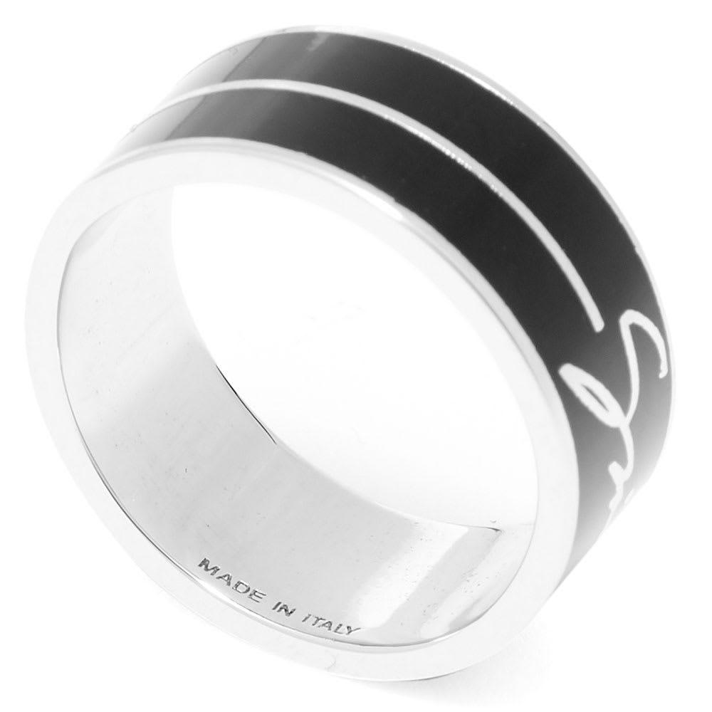 Givenchy Square Signature Ring in Black for Men - Lyst