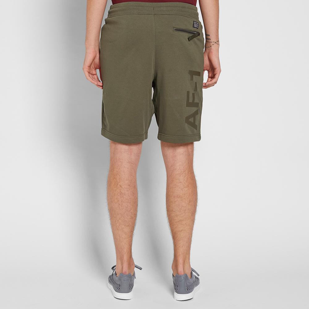 air force ones and shorts