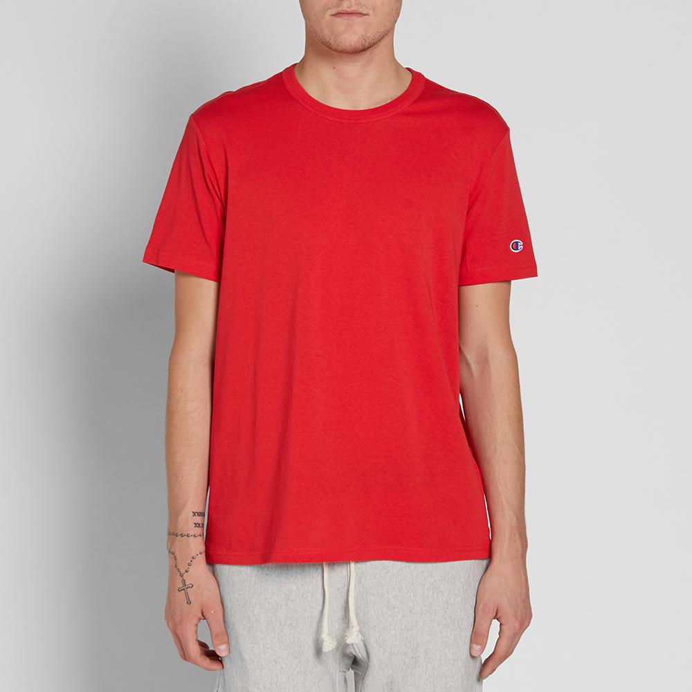 Lyst - Champion Classic Tee in Red for Men