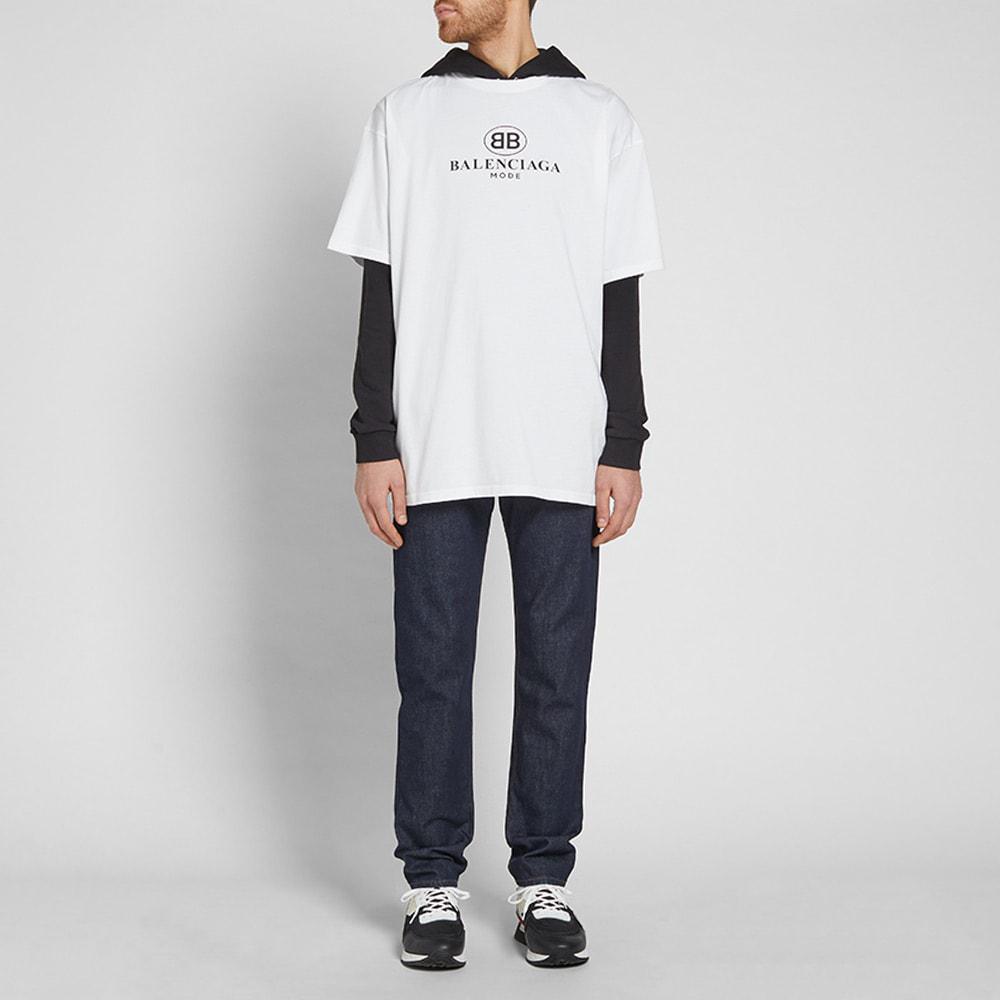 Lyst - Balenciaga Bb Mode T-shirt in White for Men
