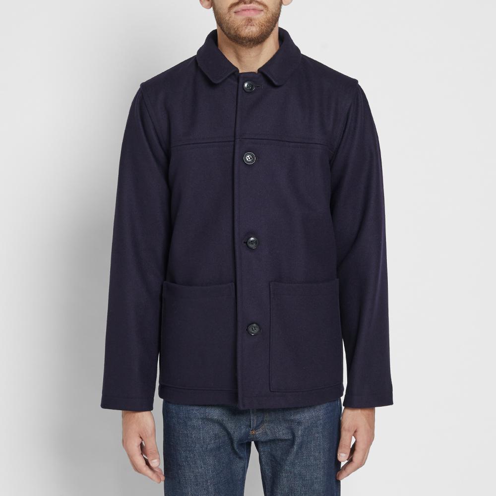 Lyst - Gloverall Donkey Jacket in Blue for Men