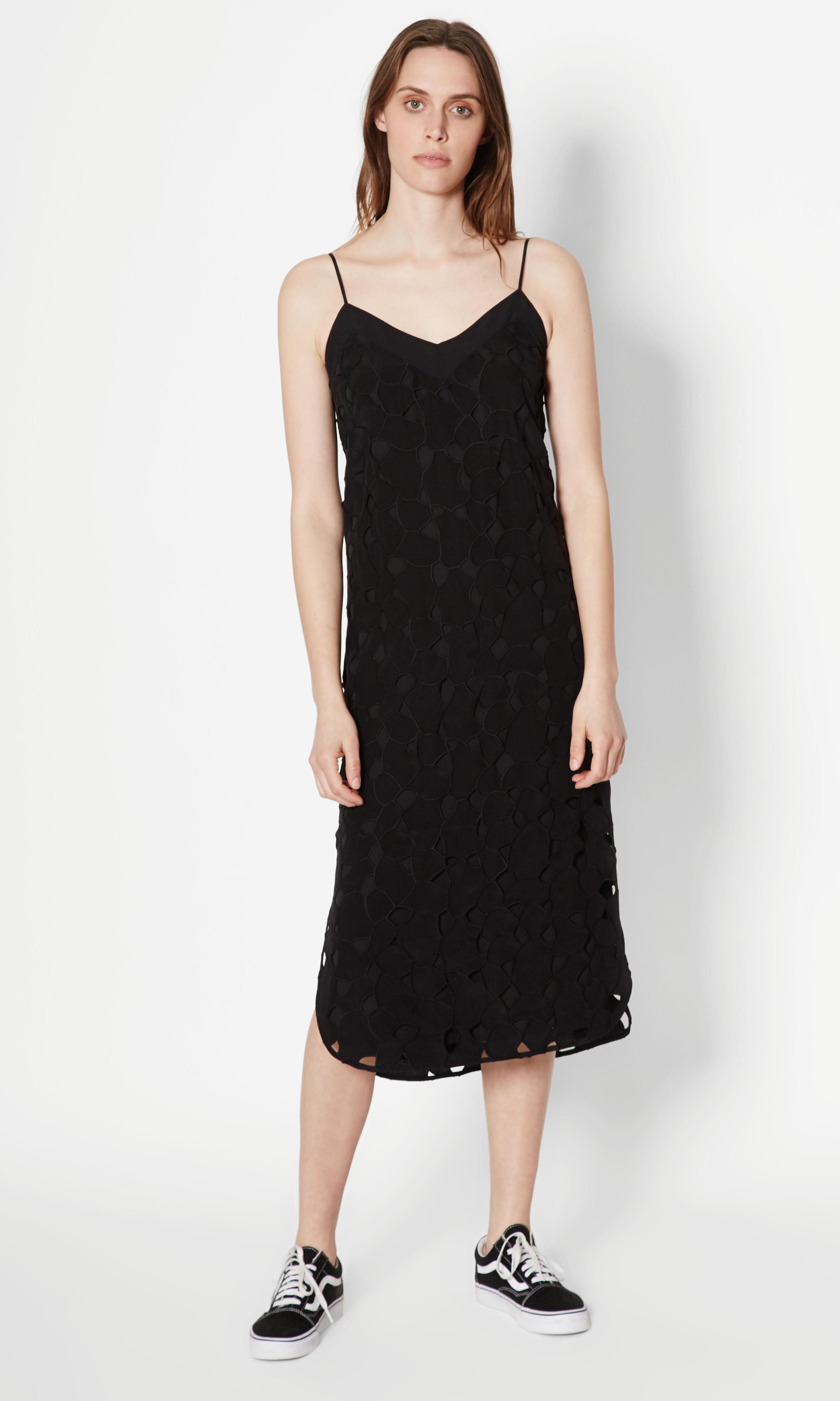 Equipment Dian Silk Dress in Black | Lyst