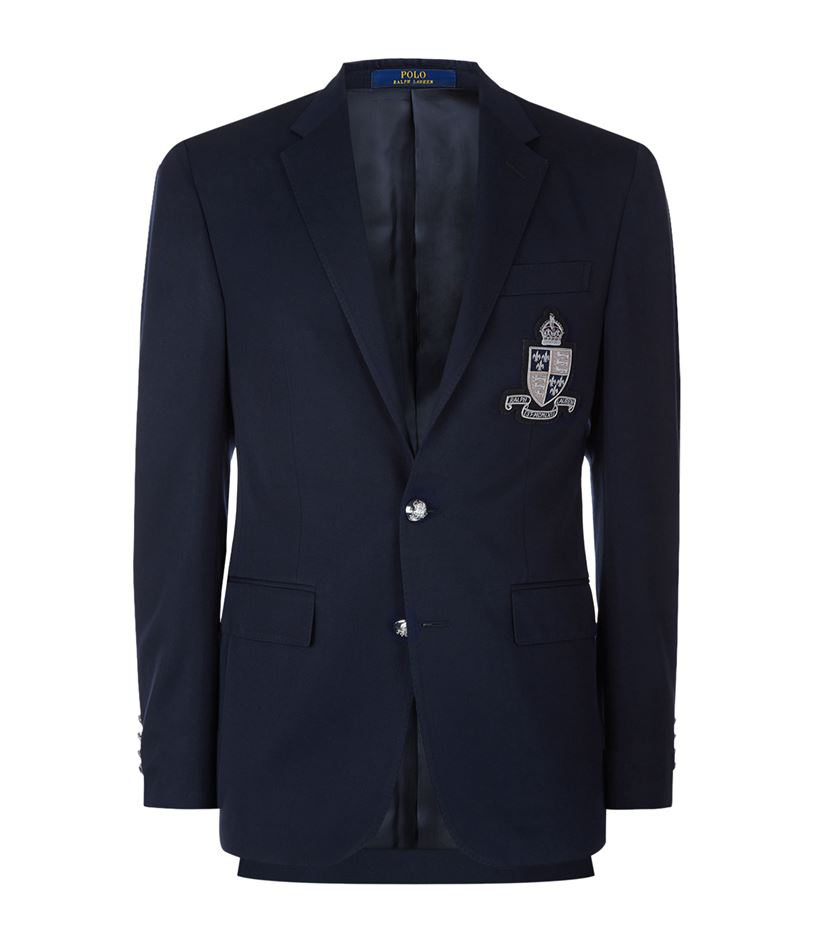 Polo ralph lauren Polo Crest Wool Blazer in Blue for Men Lyst