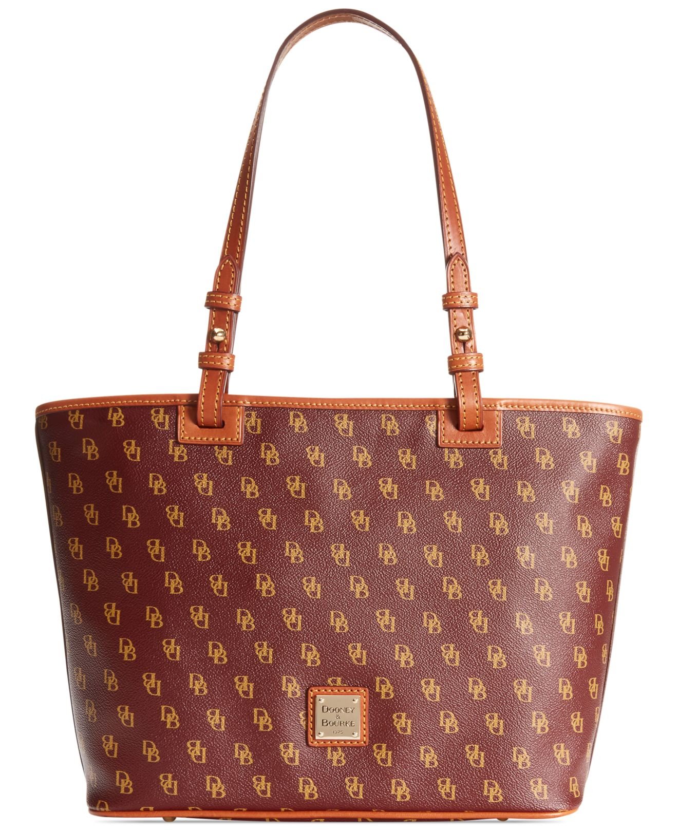 Lyst - Dooney & Bourke Gretta Signature Small Leisure Shopper in Purple