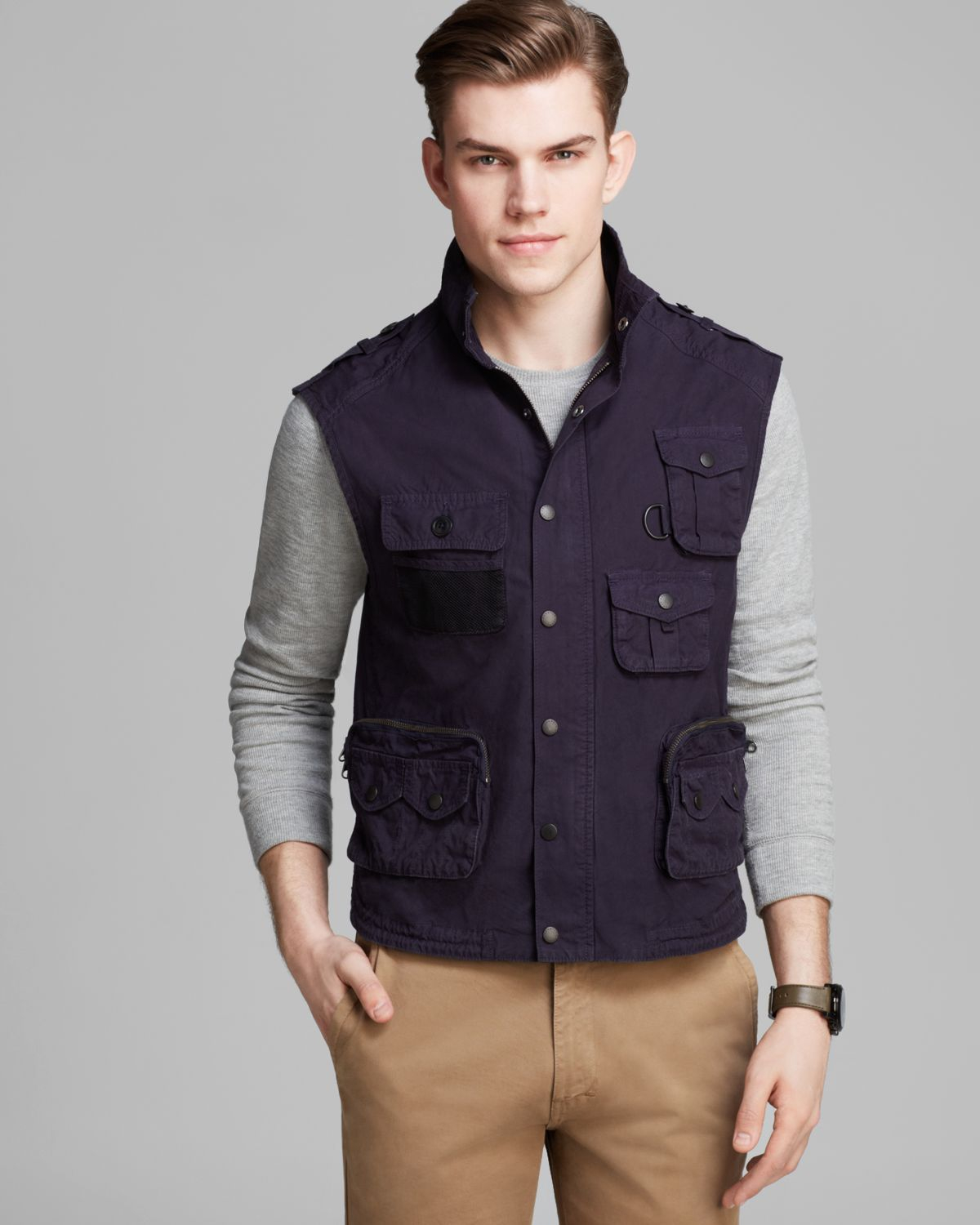 Barbour Navy Blue Gilet Barbour Navy Blue Gilet