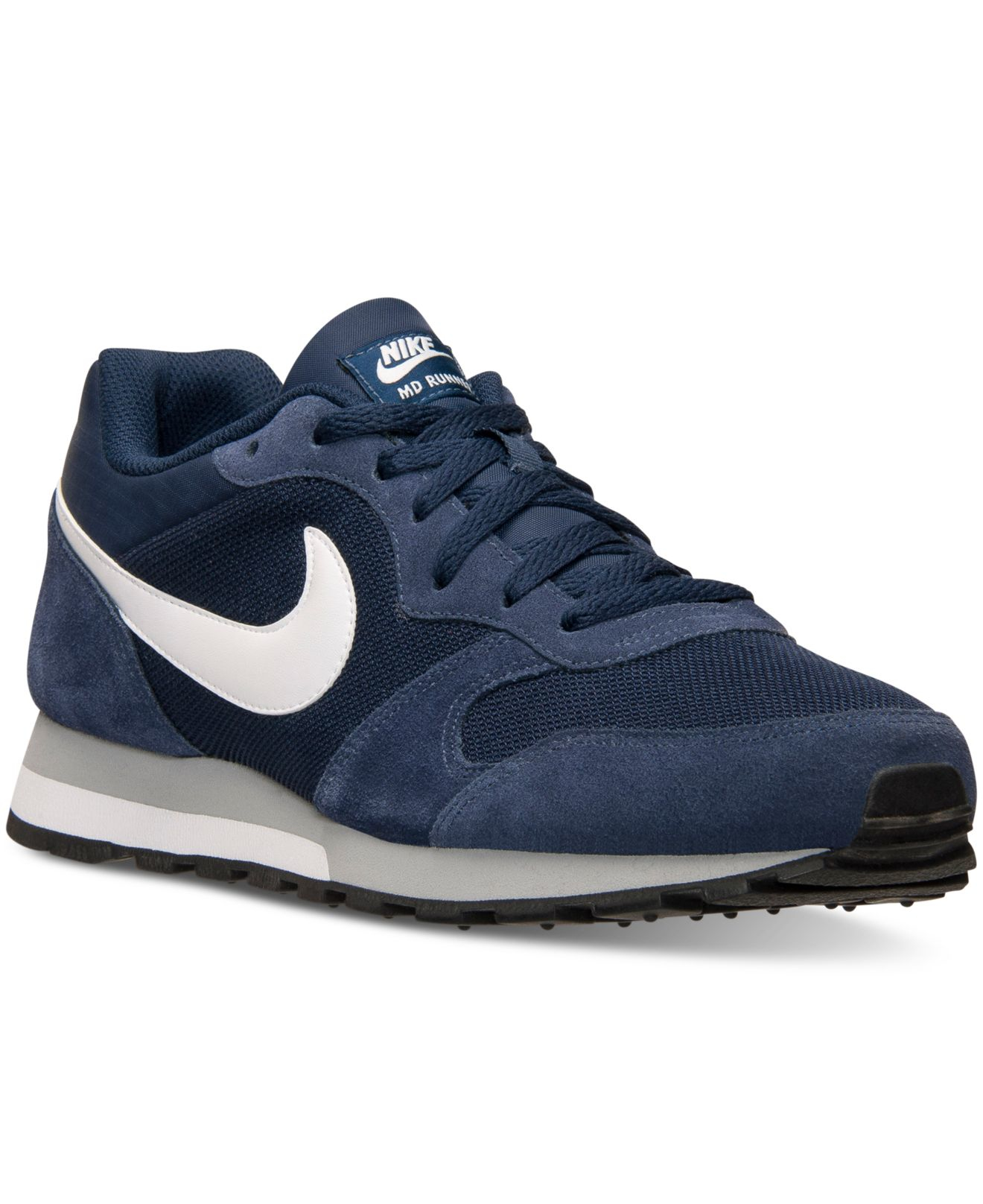 Nike Suede Men's Md Runner 2 Casual Sneakers From Finish Line in Blue for Men - Lyst