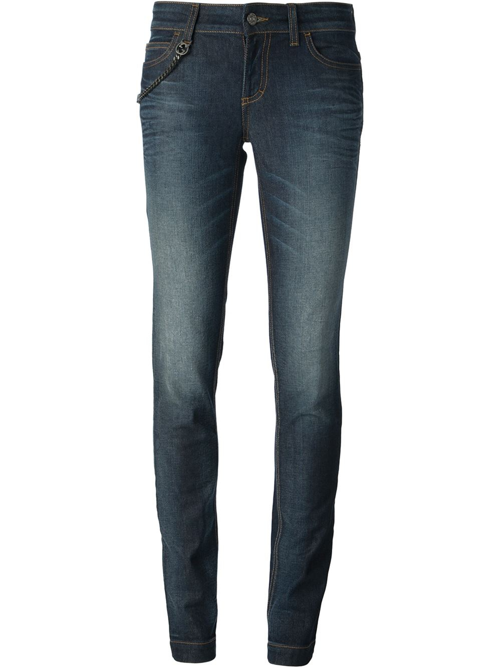 Lyst - Gucci Skinny Jeans in Blue