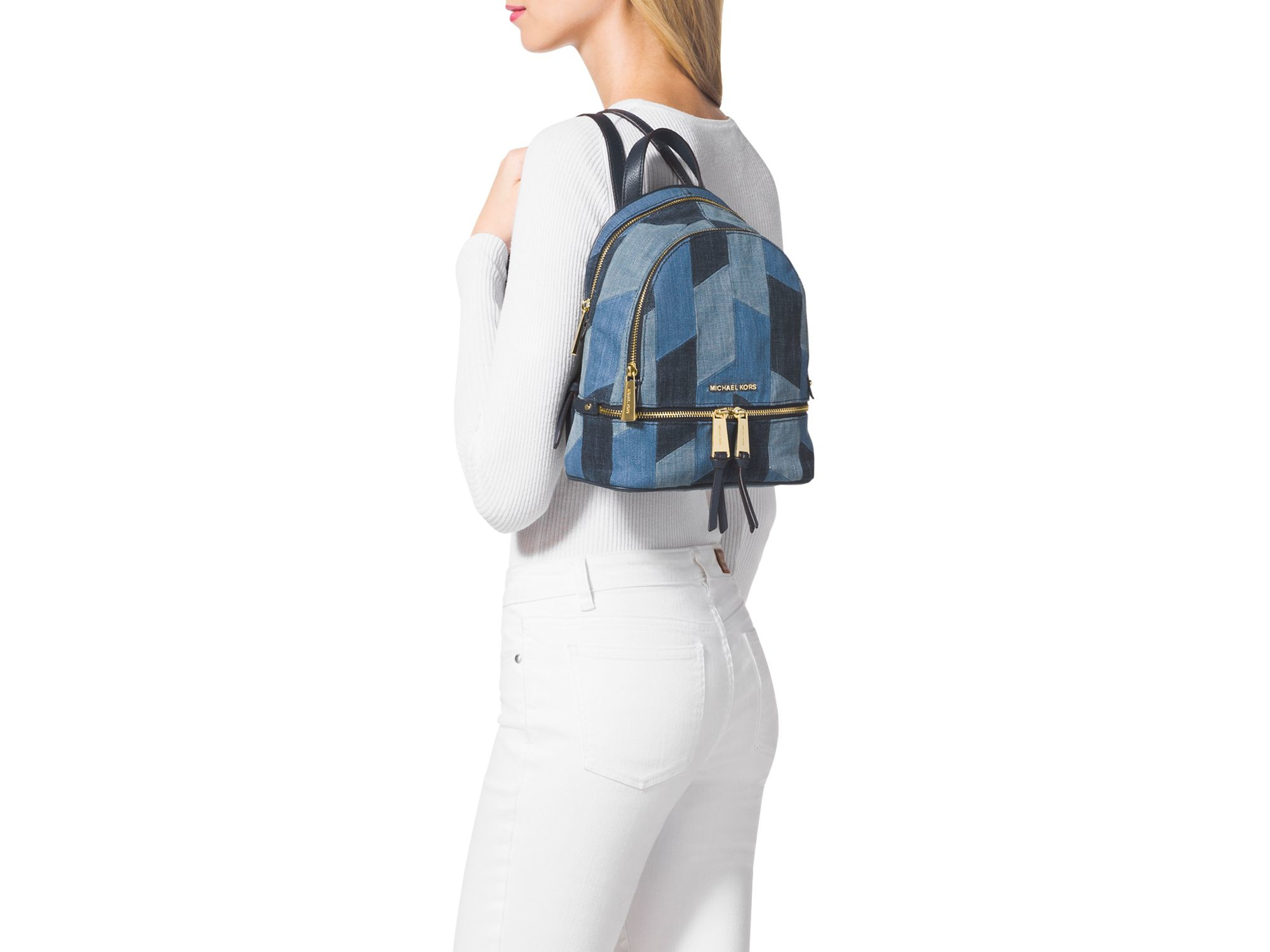 michael kors jean backpack