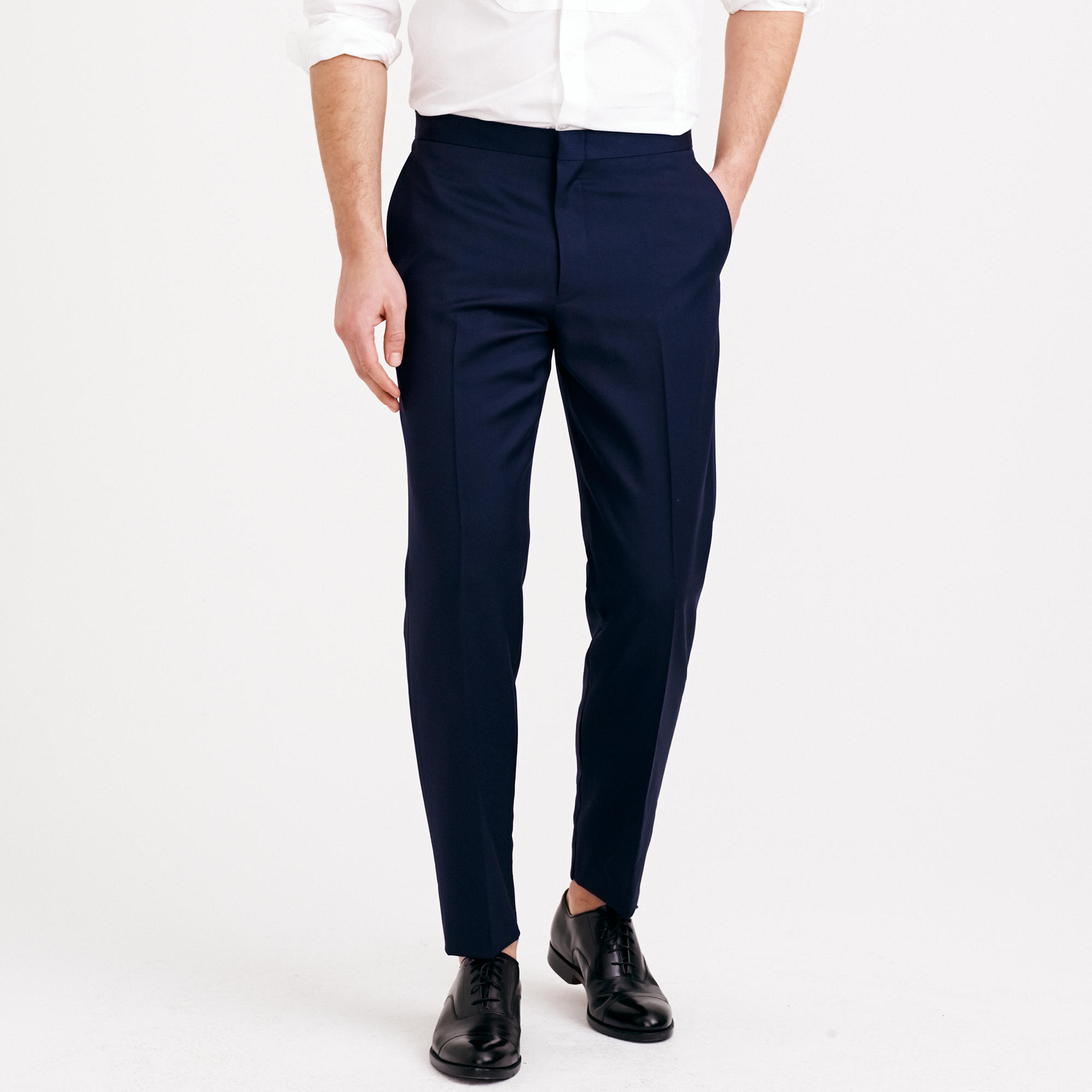 J.crew Ludlow Classic Tuxedo Pant In Italian Wool in Blue for Men | Lyst