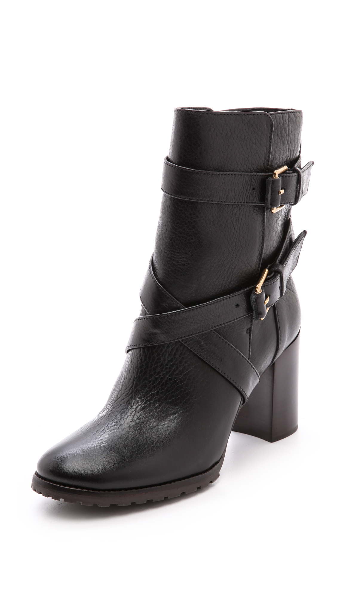 kate spade black booties