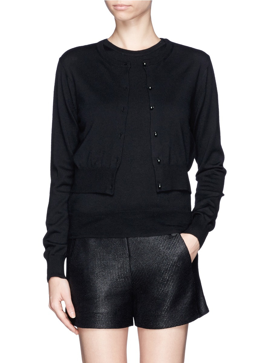 black tank top cardigan