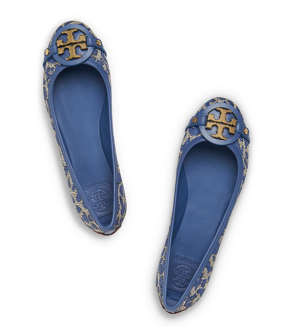 Lyst - Tory Burch Aaden Ballet Flat in Blue