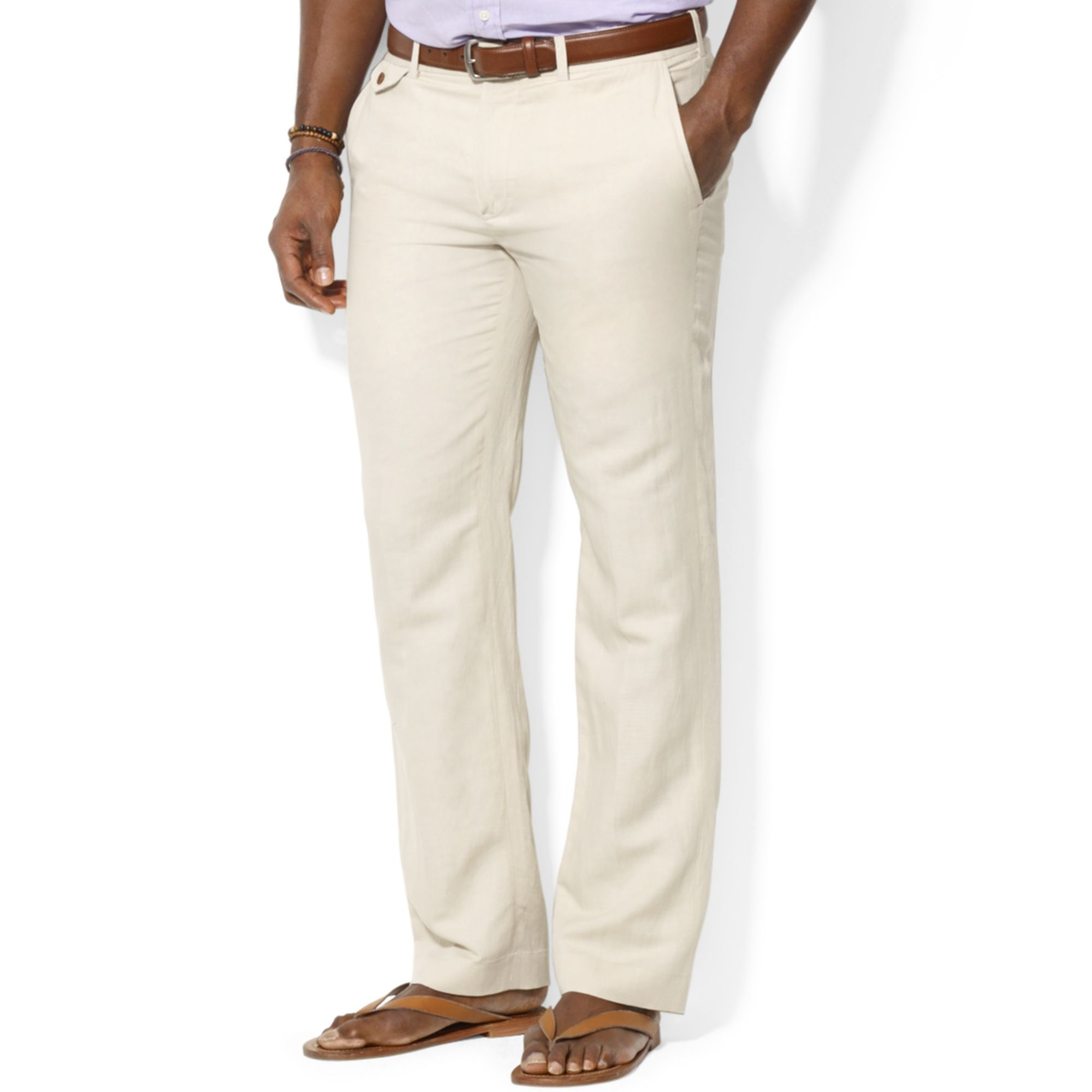 Lyst - Polo Ralph Lauren Polo Big and Tall Briton Linen Blend Pants in ...