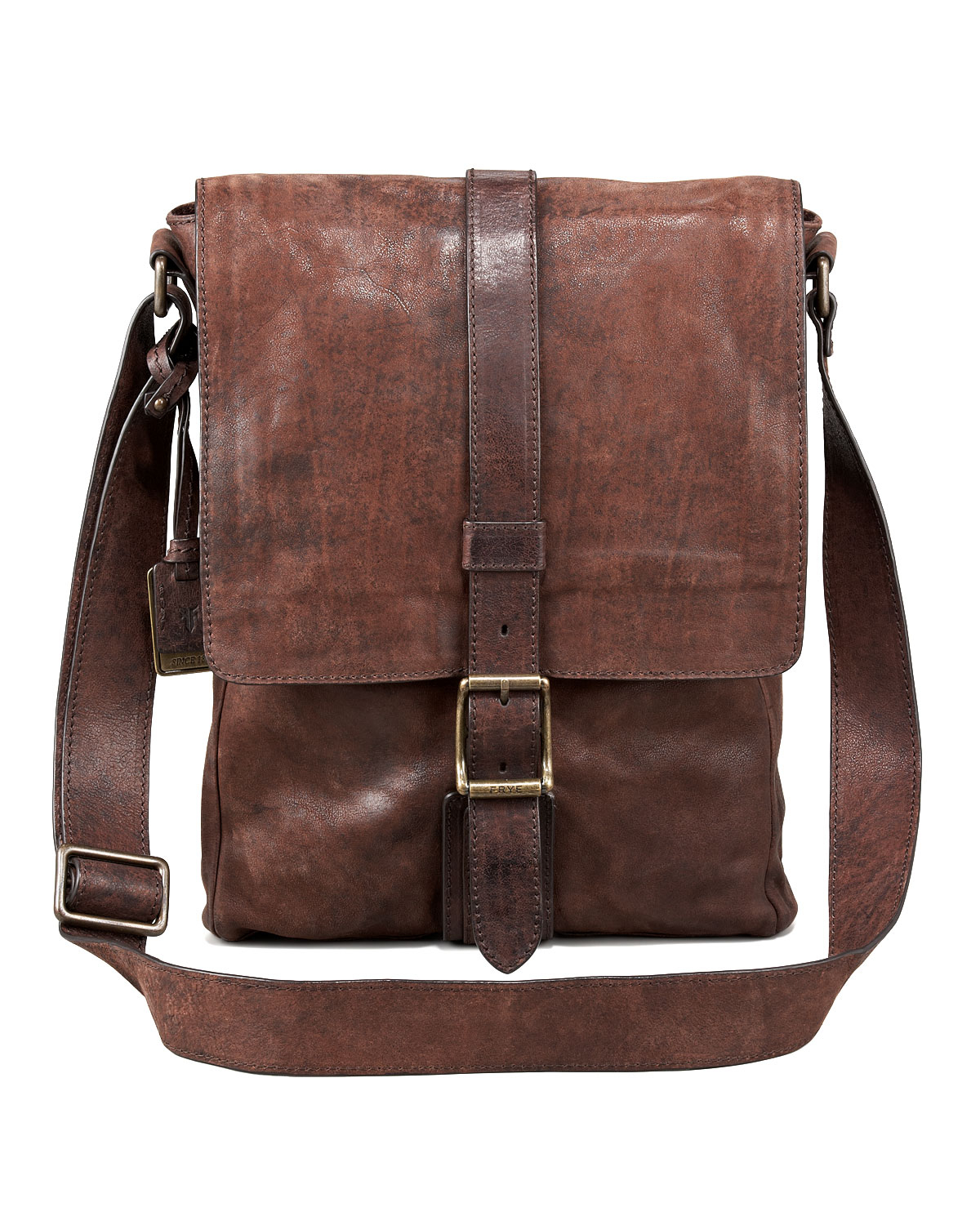 Lyst Frye Logan Leather Messenger Bag  Small in Brown for Men