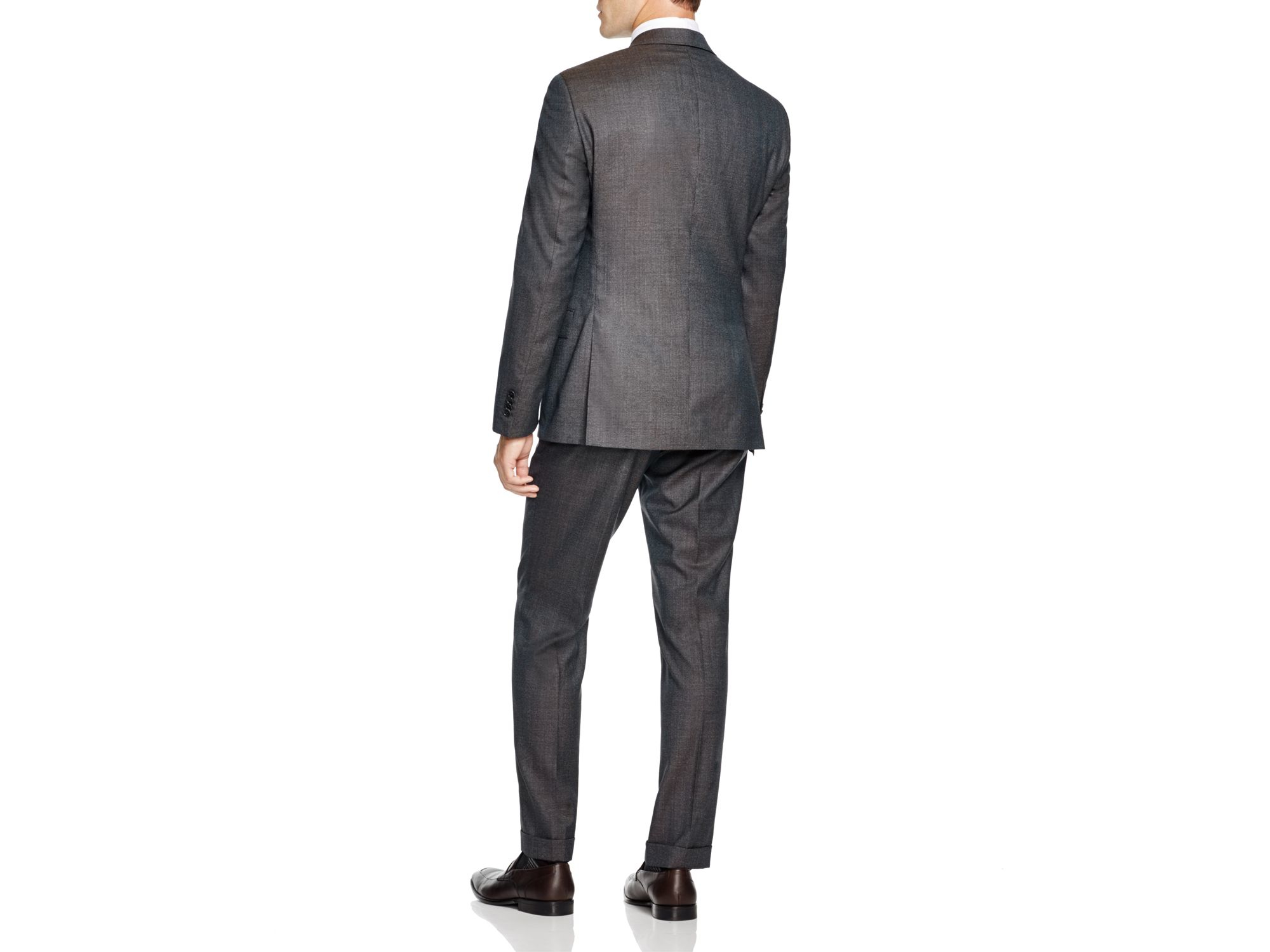 Lyst John Varvatos Star Usa Luxe Mélange Textured Slim Fit Suit Bloomingdale's Exclusive in