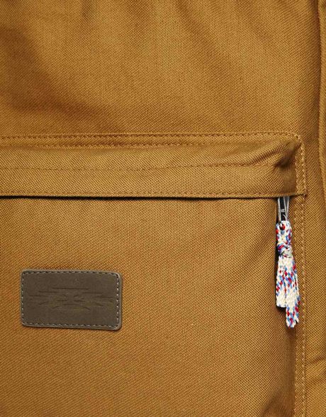 Asos Square Backpack in Brown for Men (Mustard) | Lyst
