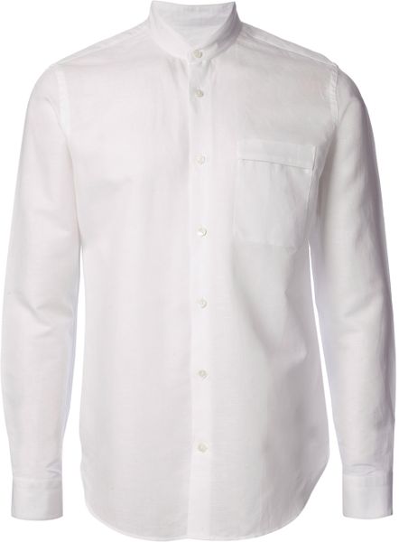 Mauro Grifoni Button Up Shirt in White for Men | Lyst