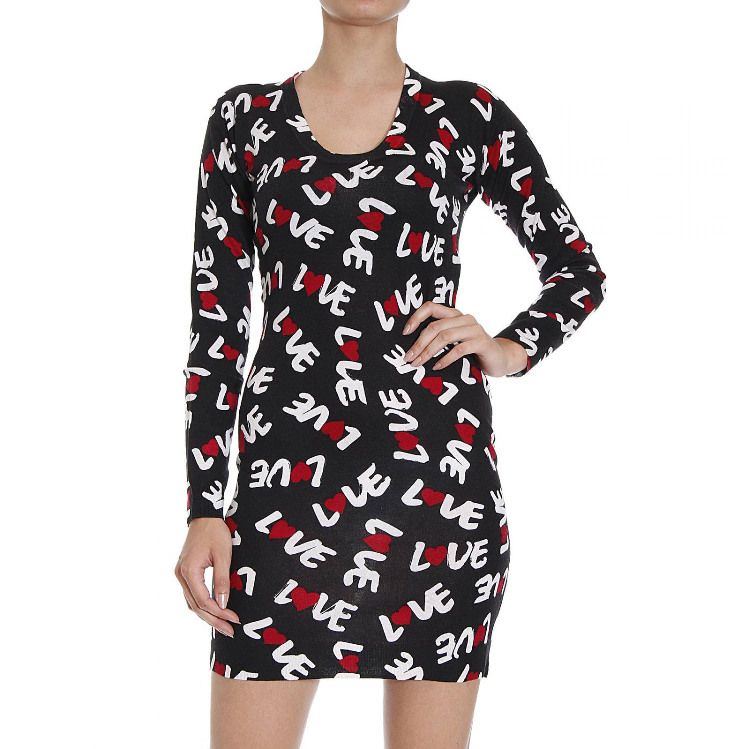 Lyst Moschino Dress Woman in Black