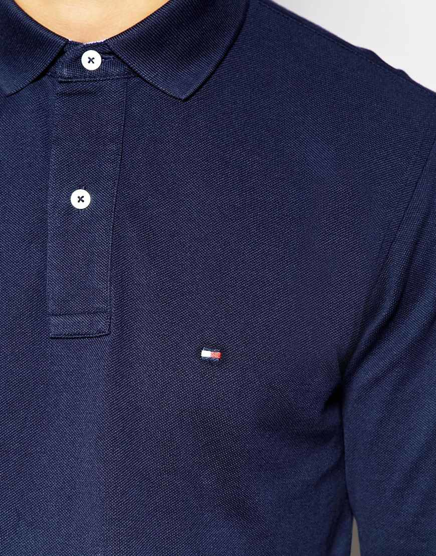 Tommy Hilfiger Mens Long Sleeve Polo 