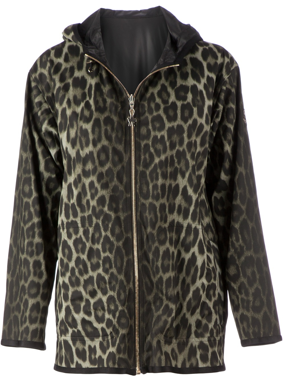 Moncler Gamme Rouge Leopard Print Reversible Jacket in Animal (black ...