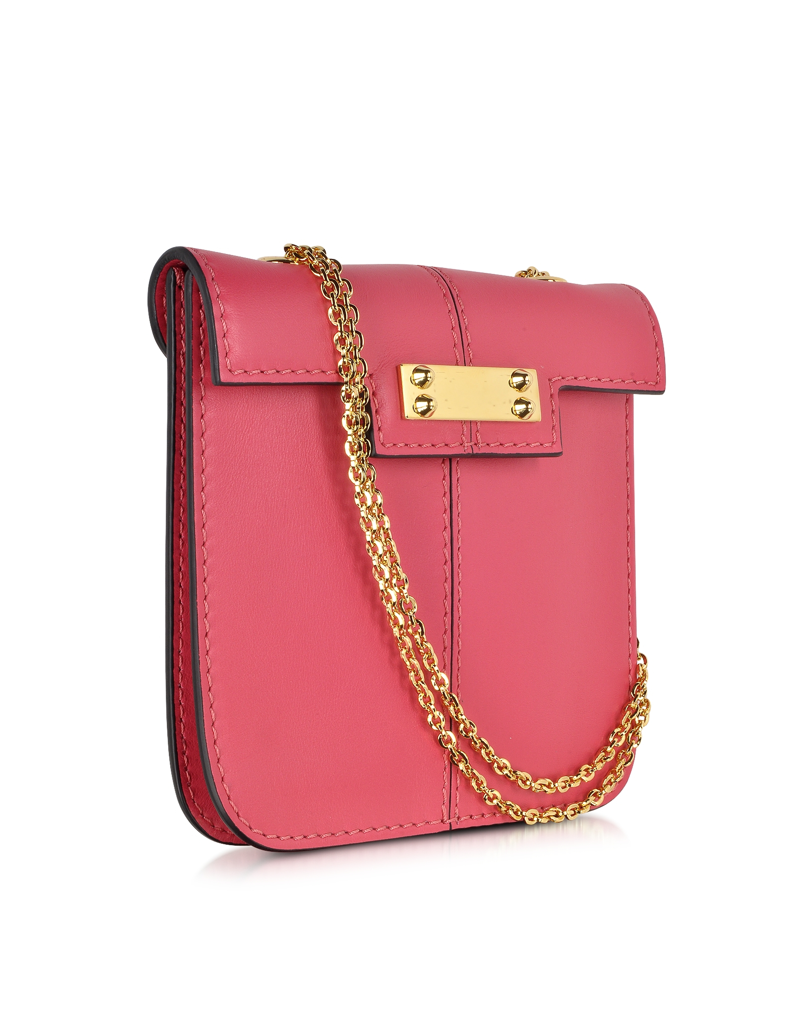 Valentino Mini Shoulder Bag With Chain Strap in Pink | Lyst