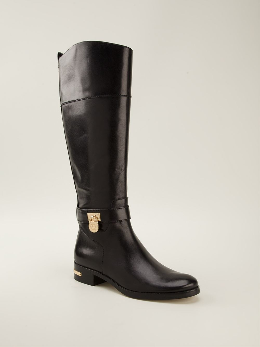 Lyst - MICHAEL Michael Kors 'Aileen' Riding Boots in Black