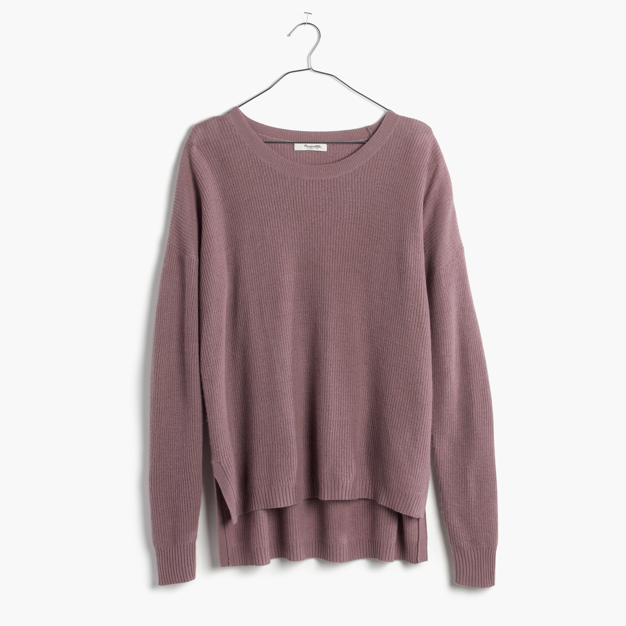 Madewell Warmlight Pullover Sweater in Purple | Lyst