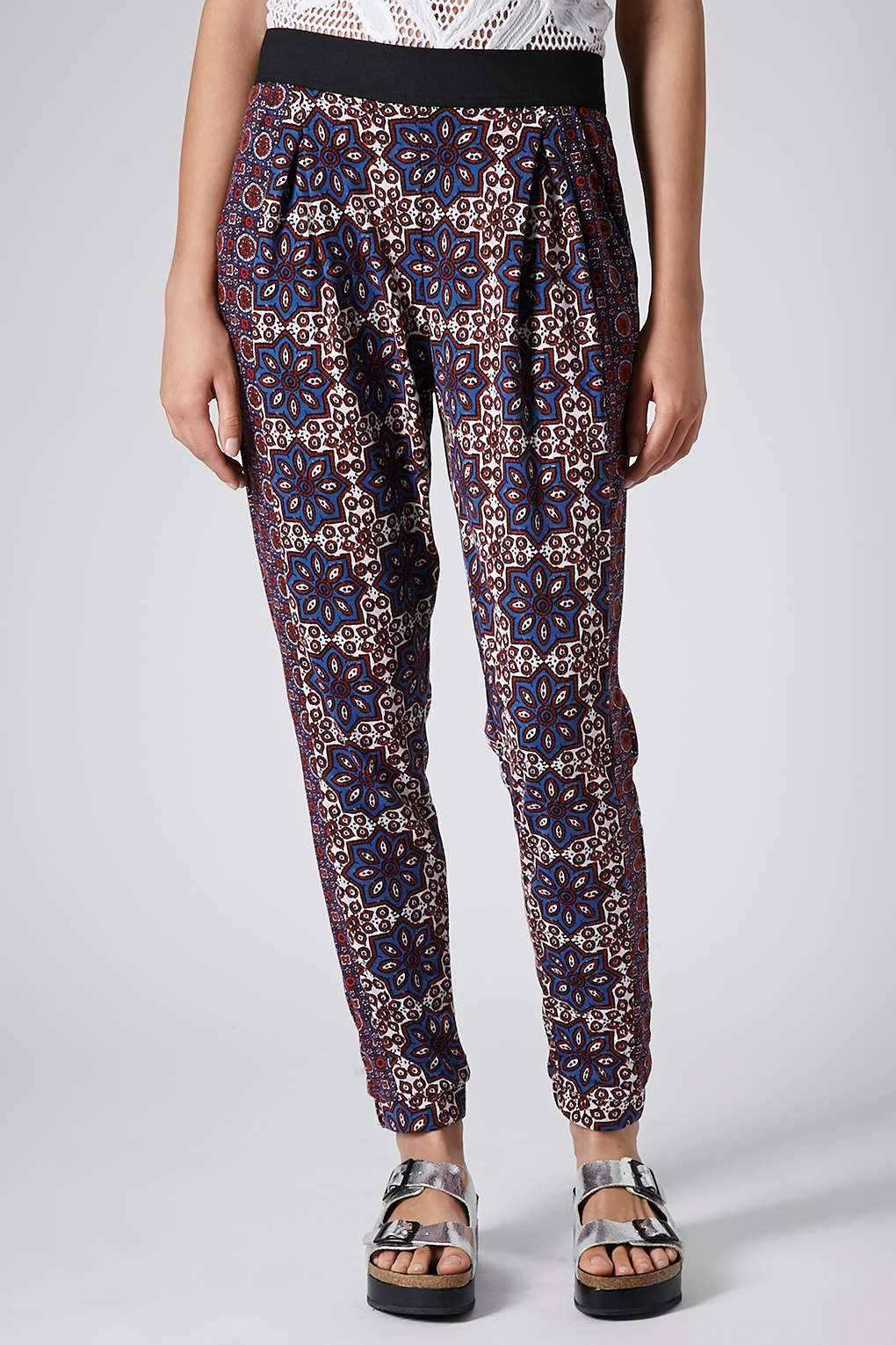 striped jersey trousers