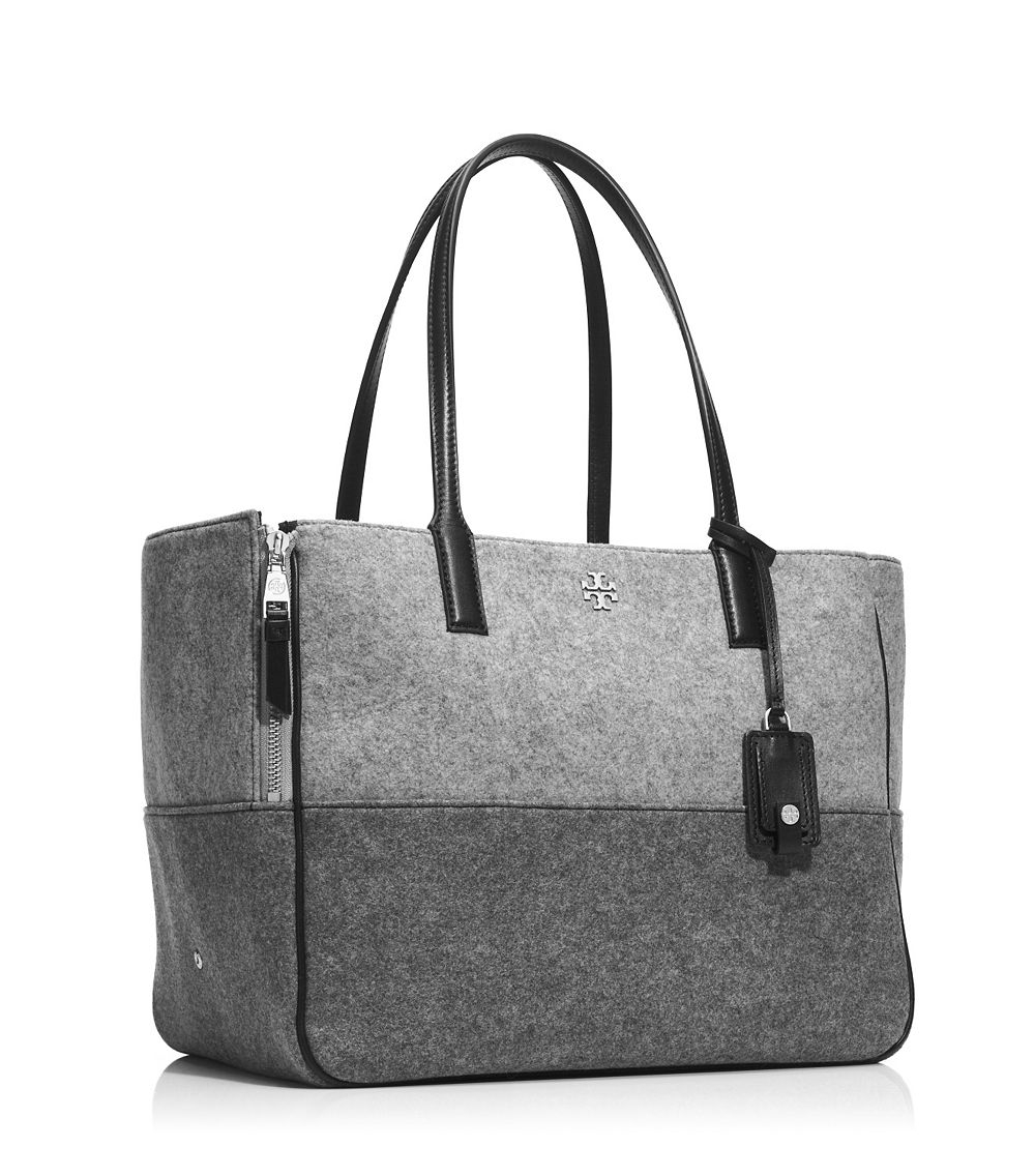 tory burch tote gray