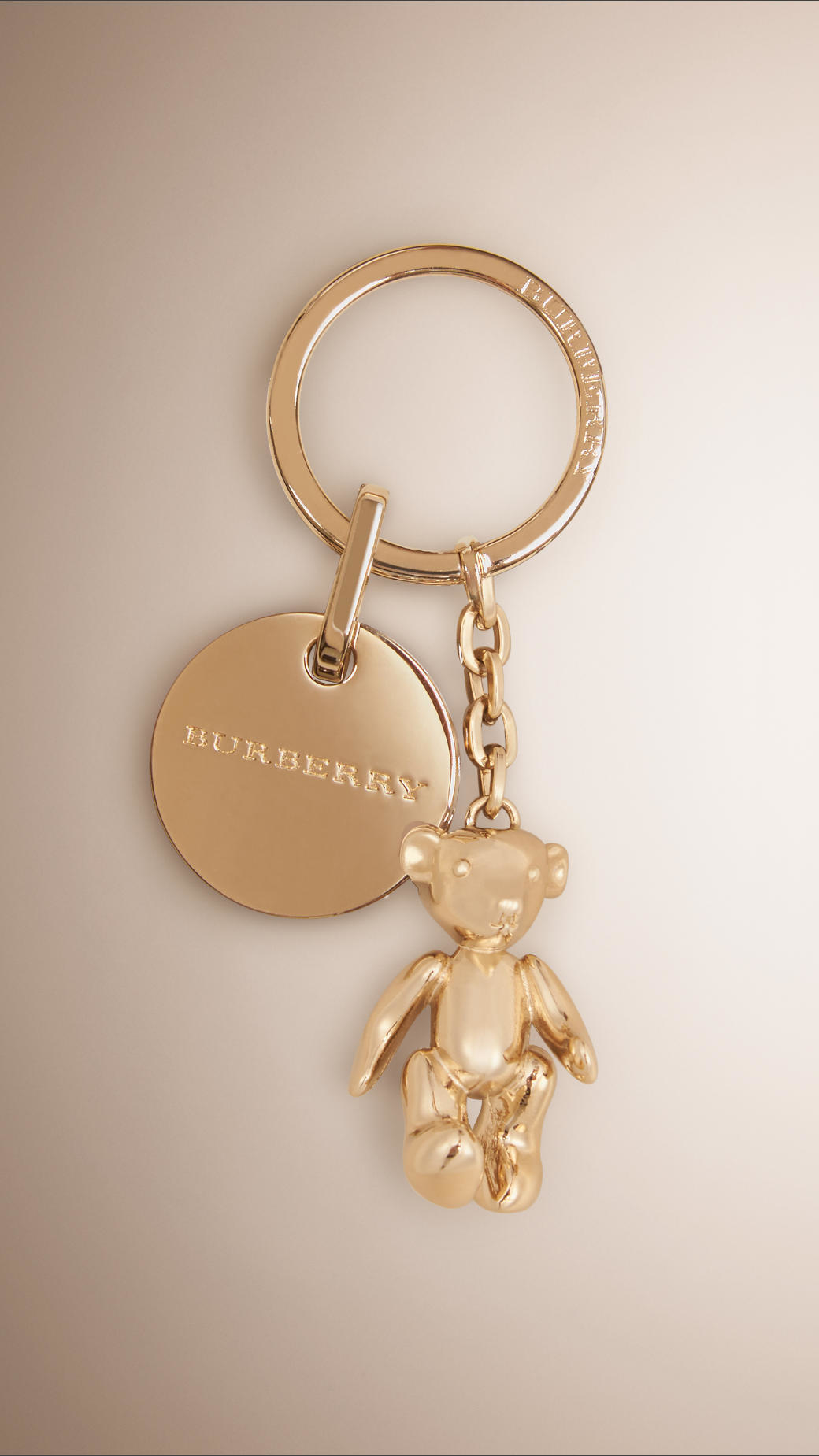 burberry teddy bear key chain