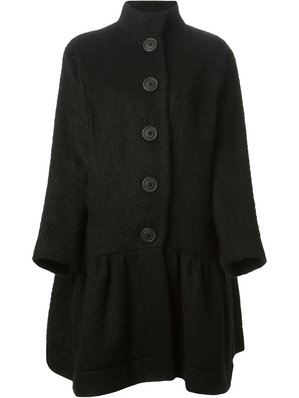 Vivienne Westwood Anglomania 'Nymph' Coat in Black | Lyst