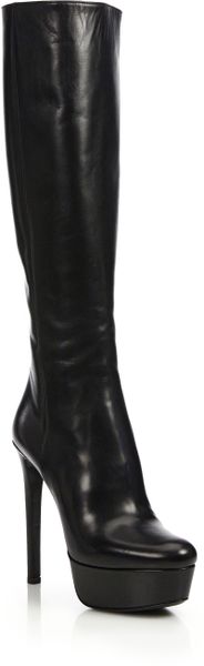 prada knee high platform boots